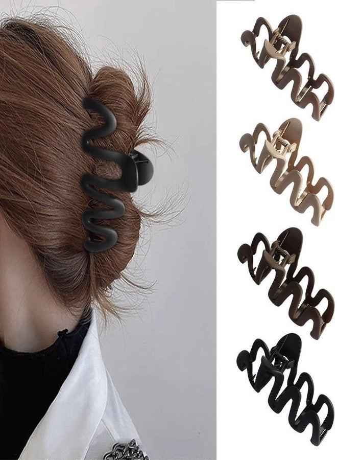 Glamezone Korean Big Matte Hair Clip Claw Clutcher for Thick and Thin Women and Girls(263) - Image 4