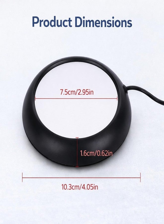 Plplaaoo USB Coffee Mug Warmer for Desk - Smart Beverage Heater Pad - USB Powered Cup Coaster for Home Office & Office Use, 5V Electric Mug Warmer Up to 80°C - Image 2