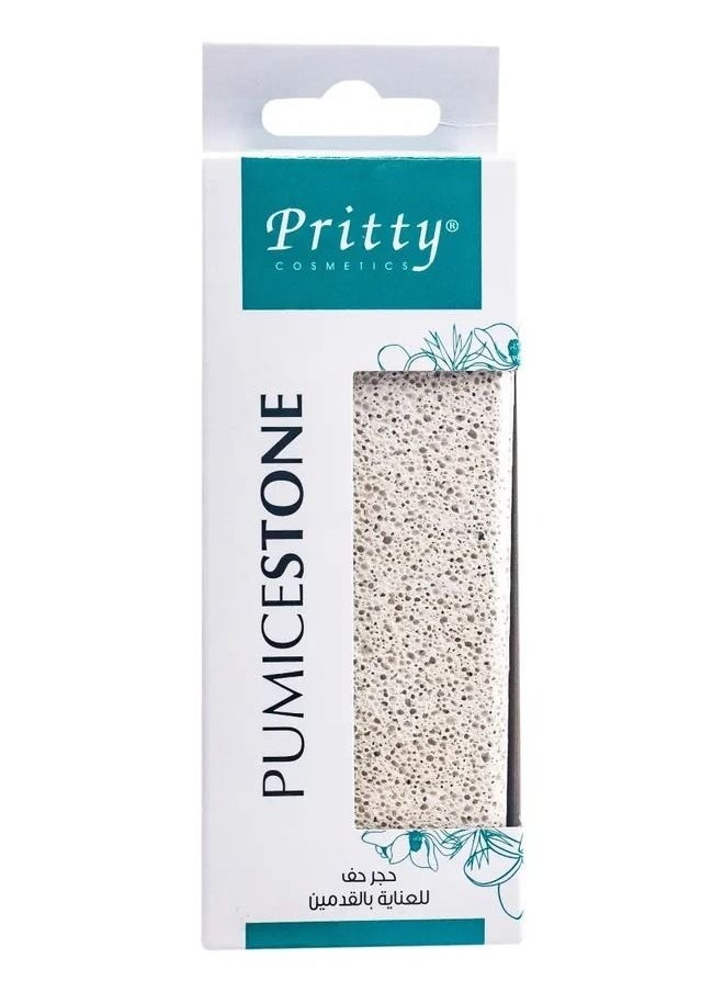 Pritty - Pritty Large Rectangular Pumice Stone with String – 115x50x20mm Foot Scrubber for Callus Removal and Smooth Skin - Image 1