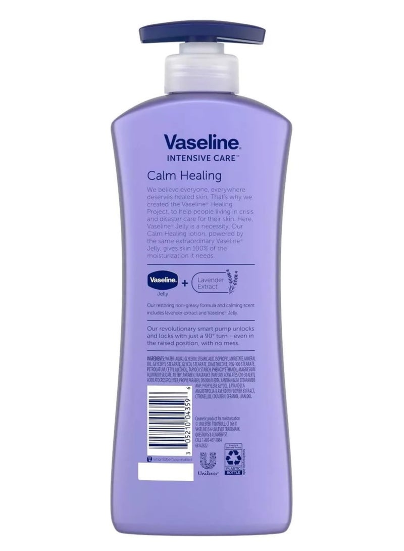 Vaseline Intensive Care Calm Healing Lotion With Lavender Extracts 600ML - Image 2