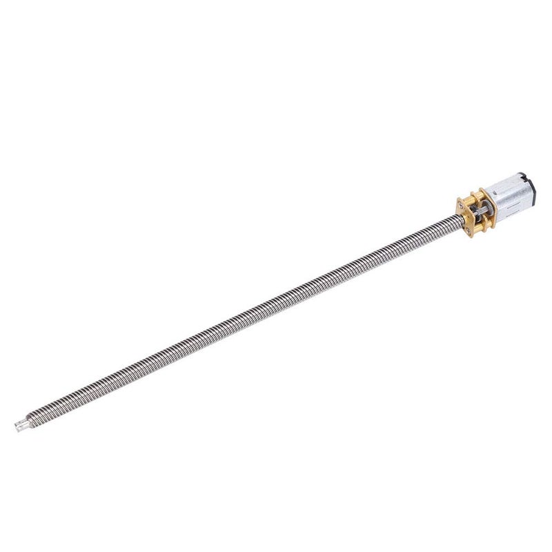 N20 Thread Reduction Motor, DC Gear Motor with Long Output Shaft, High Torque Low Noise Gearbox Motor for Robots Smart Cars, T5 x 160mm Brushed Motor for Electronic Locks Cameras (DC6V 100RPM) - Image 4