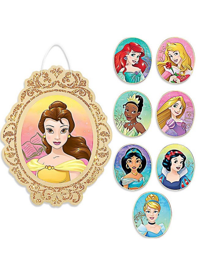 Amscan Disney Princess Glitter Wall Frame & Cutout Decoration Kit - Stunning & Unique, Perfect for Every Princess - Image 1