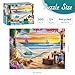DAGIRT 500 Piece Puzzles for Adult Beach Jigsaw Puzzle 500 Pieces for Adults Senior Sunset Boat 500 piece Puzzle Challenging Family Puzzle Colorful Activity Game Gift for Friend 205 X 15 Inches - Image 4