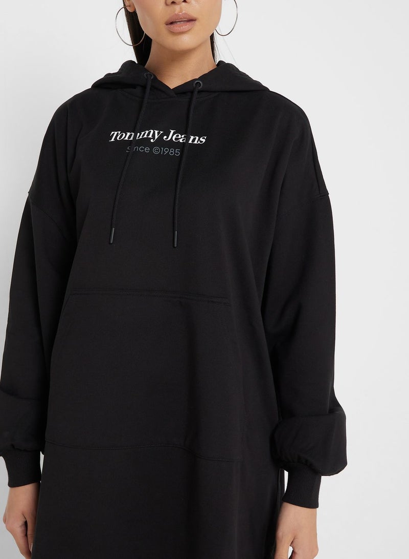 TOMMY JEANS Hooded Sweatshirt Dress  - Image 3