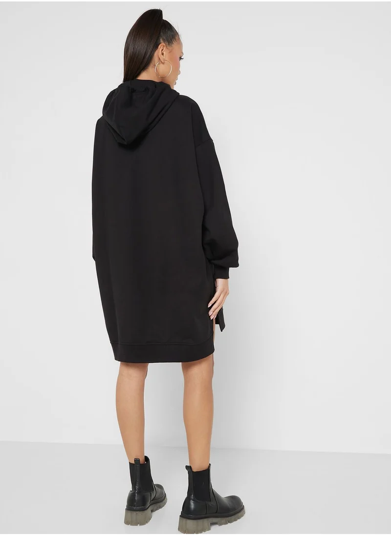 TOMMY JEANS Logo Hooded Dress