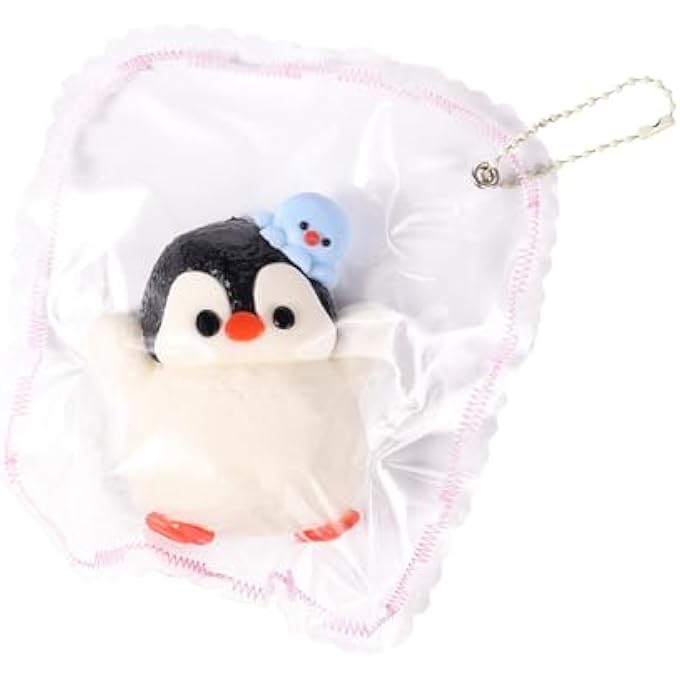 Sinbana Squeeze Penguin Toy, Portable Silicone Cute Penguin Squeeze Toy Children Soft Charming Toy for Children Teenagers and Adults for Comfort and Joy - Image 1