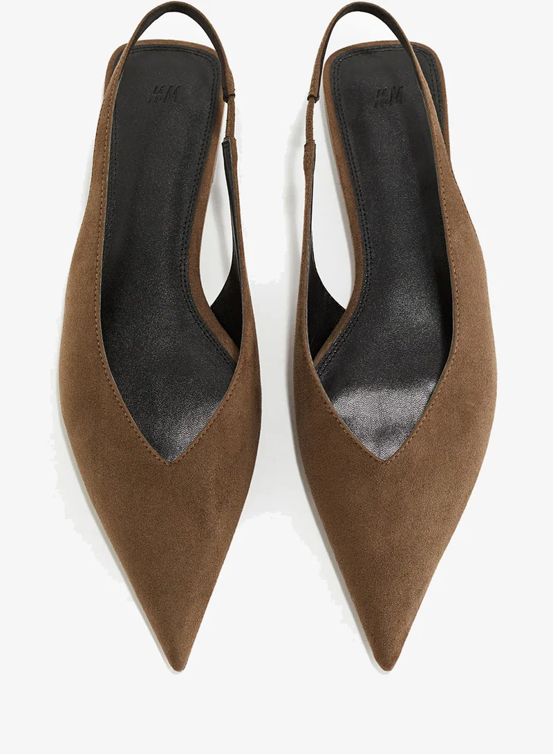 H&M  Pointed slingbacks for Women | Best Price UAE