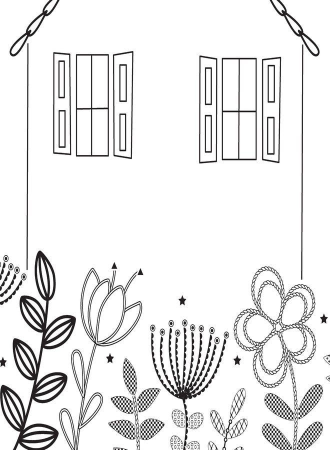 Dimensions Welcome Home Embroidery Needlepoint Kit for Beginners, 6" Diameter Hoop, Multicolor, 5 Pieces - Image 5