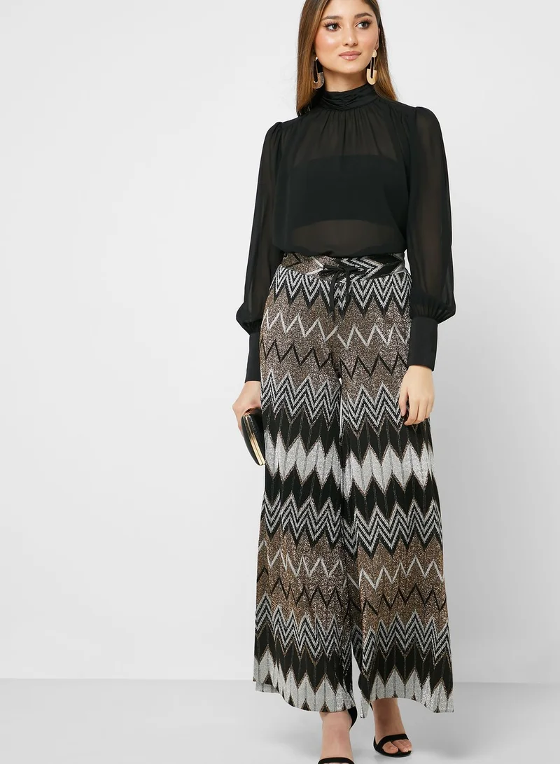FOREVER 21 High Neck Sheer Top