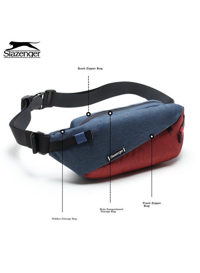 Slazenger, Newly Upgraded Trendy Brand, Crossbody Bag, Shoulder Bag, Festive Chest Bag, Fashionable Waist Pack, Large Capacity Phone Bag, Qixi Gift - Image 2