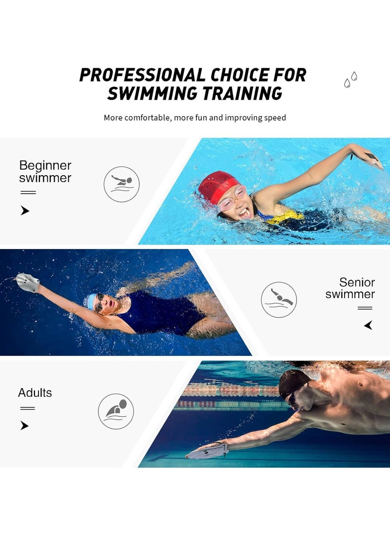 Oasisgalore Adjustable Strap Swimming Hand Paddles, Professional Training Accessories for Adults & Children - 1 Pair  - Image 5