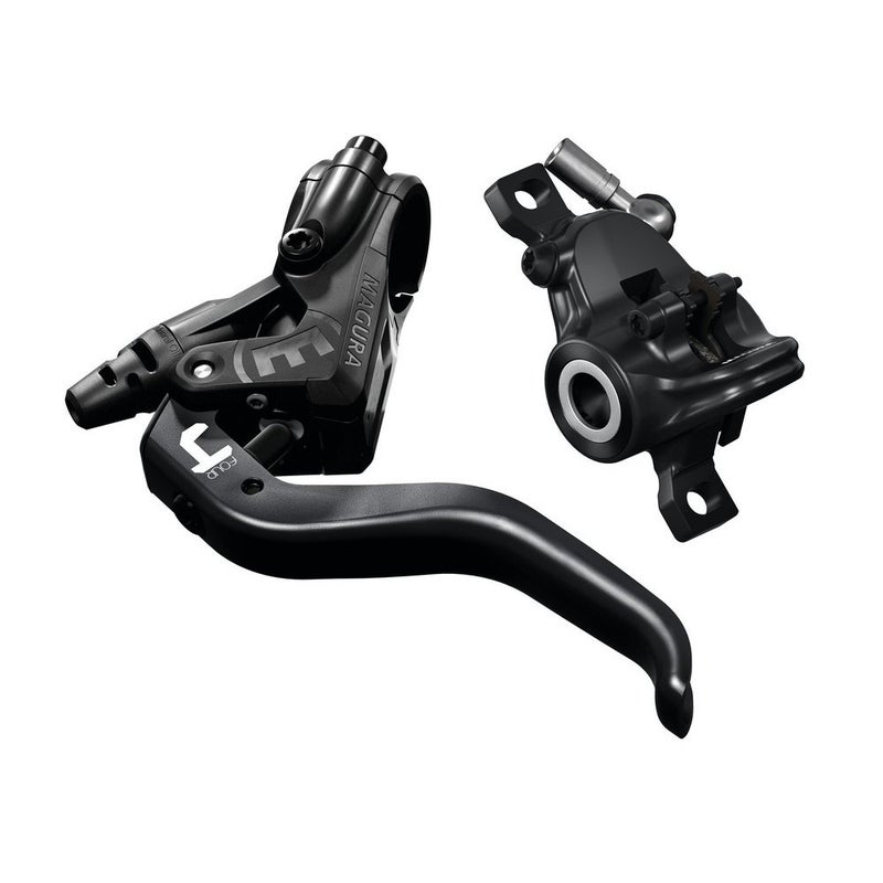 Magura ماجورا 2700476 MT4 ذراع فرامل ألمنيوم خفيف الوزن باثنين من الأصابع، يمكن استخدامه لليسار/اليمين، طول الكابل 2.2 مم، فرامل مفردة، يشمل الملحقات (قطعة واحدة VE) دراجة هوائية، أسود، مقاس واحد - Image 3