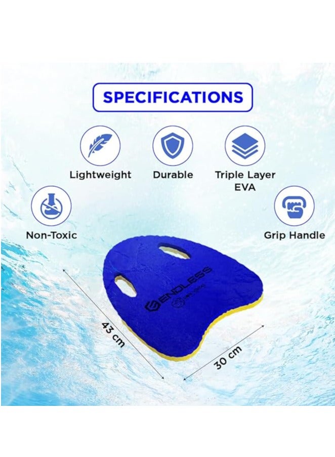 ENDLESS  EL1013 Swimming Kickboard With Comfortable Design | Material : EVA | For Beginners Swimming Training Floaters | For Kids and Adults Floating Pads - Image 3