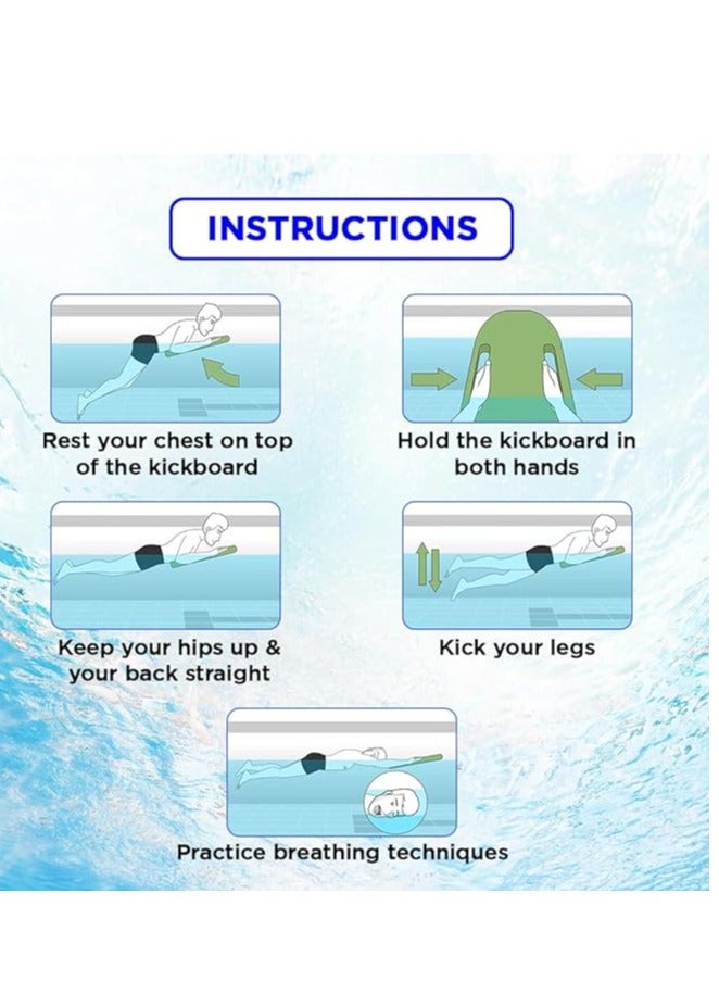 ENDLESS  EL1013 Swimming Kickboard With Comfortable Design | Material : EVA | For Beginners Swimming Training Floaters | For Kids and Adults Floating Pads - Image 5