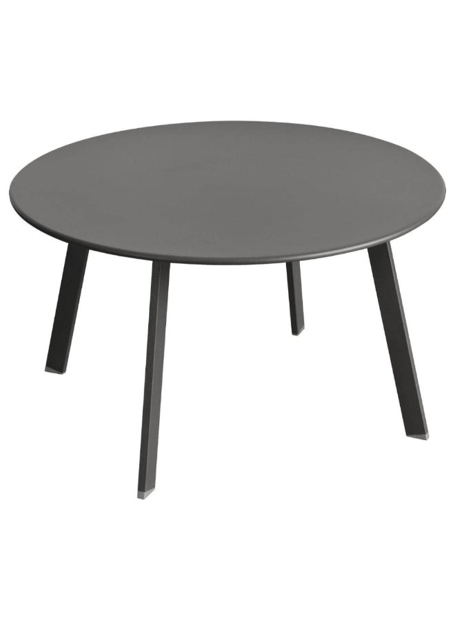 Hesperide Saona Round Garden Side Table Graphite Grey 70 x 40 cm 159869A - Image 1