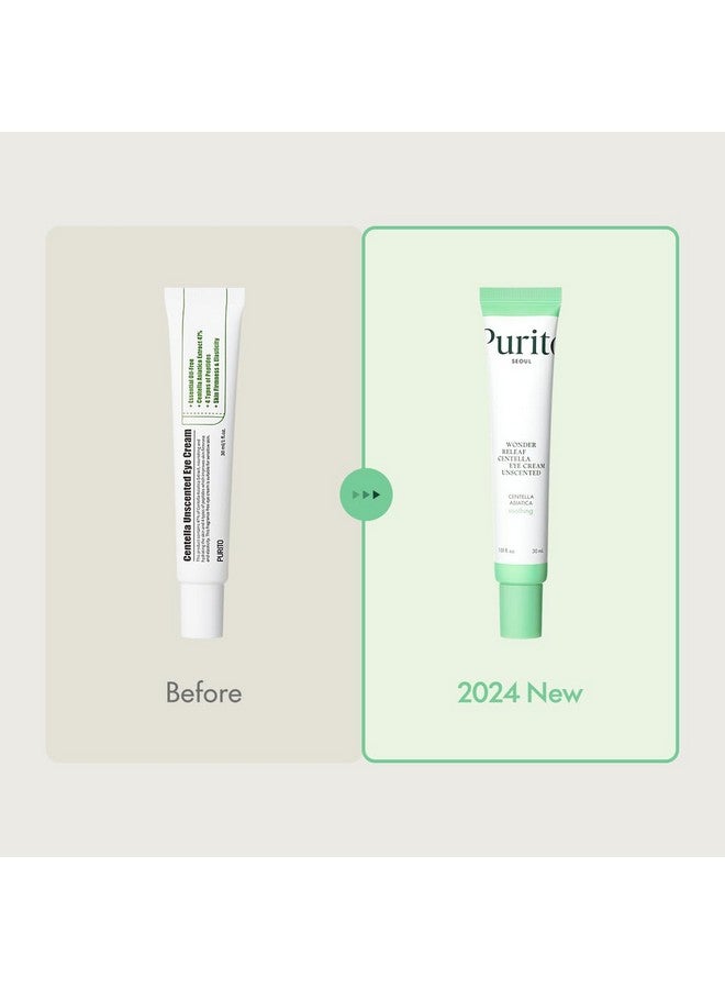 بوريتو كريم العيون بدون رائحة من سنتيلا، سنتيلا كورية، للبشرة الحساسة، مهدئ، كريم للوجه للعين، الهالات السوداء، التجاعيد، الانتفاخات، منتجات كورية جميلة، نباتية وخالية من القسوة، 30 مل 1 أونصة سائلة - Image 2