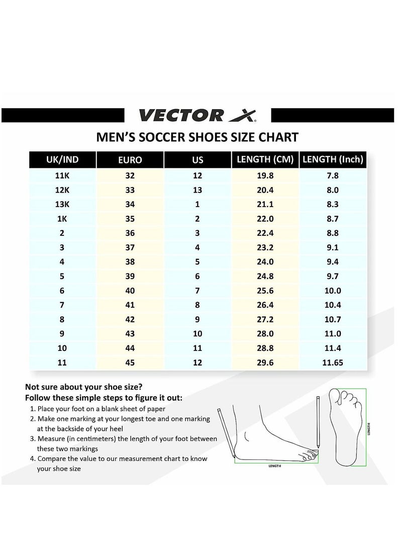 Vector X - Breeze Football Shoes | Synthetic Leather | Moulded Insole | Minimal Water Absorption | Durable & Comfort - Image 1