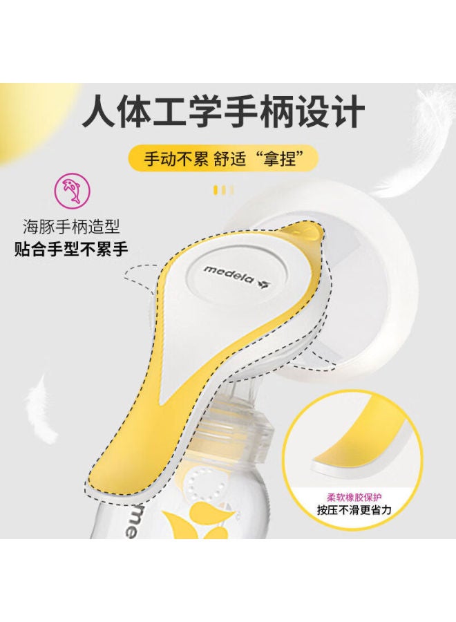 medel And Rhyme Manual Breast Pump And Rhyme Shuyue Version Milking Machine Milk Pump - Image 4