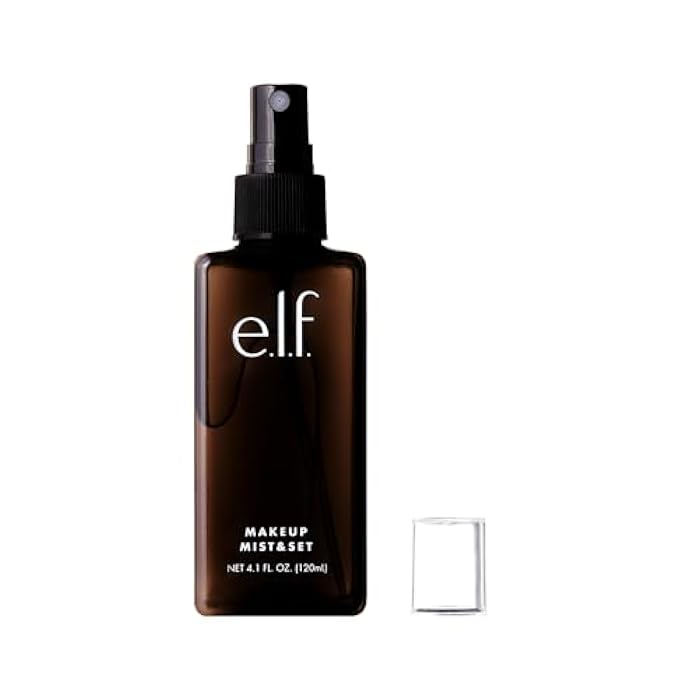 elf e.l.f. Makeup Mist & Set - Large Lightweight, Long Lasting, All-Day Wear Revitalizes, Refreshes, Hydrates, Soothes Infused with Aloe, Green Tea and Cucumber 4 Fl Oz - Image 5