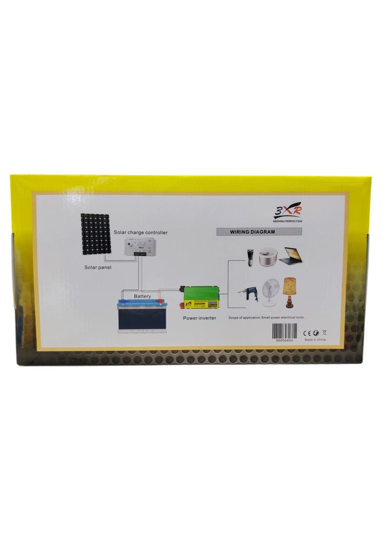 3 اكس ار انفرتر سيارة 3000 وات مزود بـ 3 كابلات / usb / موصل  - Image 4