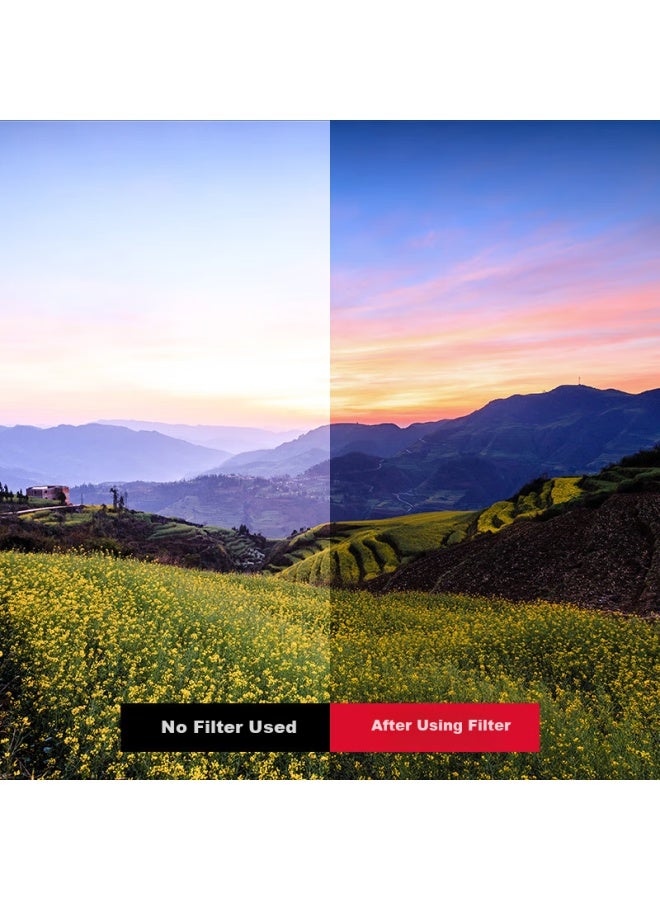 Kase Landscape Filter Kit Cpl Polarizer + Nd1000 Neutral Density Filter + Gnd0.9 Graduated Neutral Density Filter For Travel Landscape Sunrise Sunset Photography Kit 82Mm - Image 3