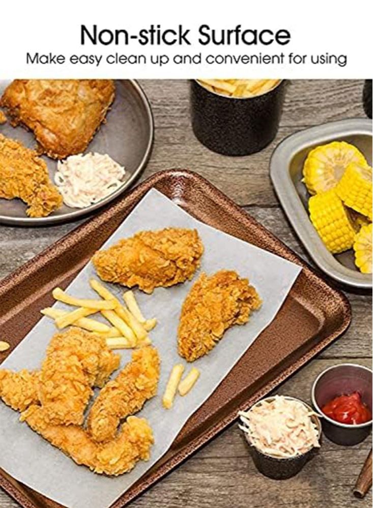 Perfii 500PCS Thickened Parchment Paper for Cooking, Baking, Grilling Air Frying Steaming and BBQ Non Stick Liners Sheets with Anti-Scorch and Waterproof Properties Ideal for Bread Cupcakes (12x16 in) - Image 3