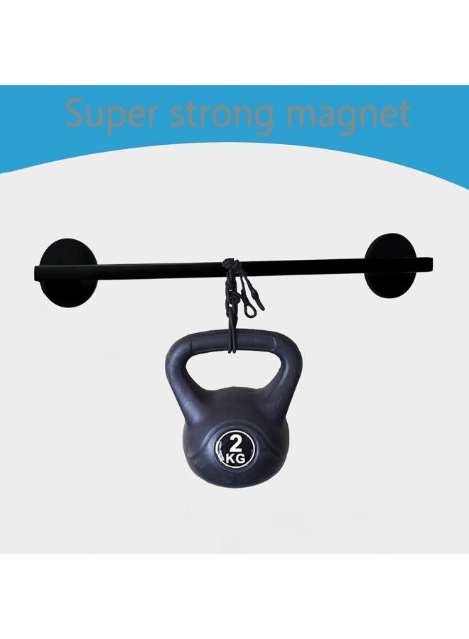 Pmsanzay Magnetic Towel Bar for Dishwasher, Magnetic Towel Holder Towel Hook Hanger for Fridge, Kitchen Stove, Oven, Refrigerator, Sink Laundry Washing Machine,dryers,Metal Garage Door. Black - Image 3