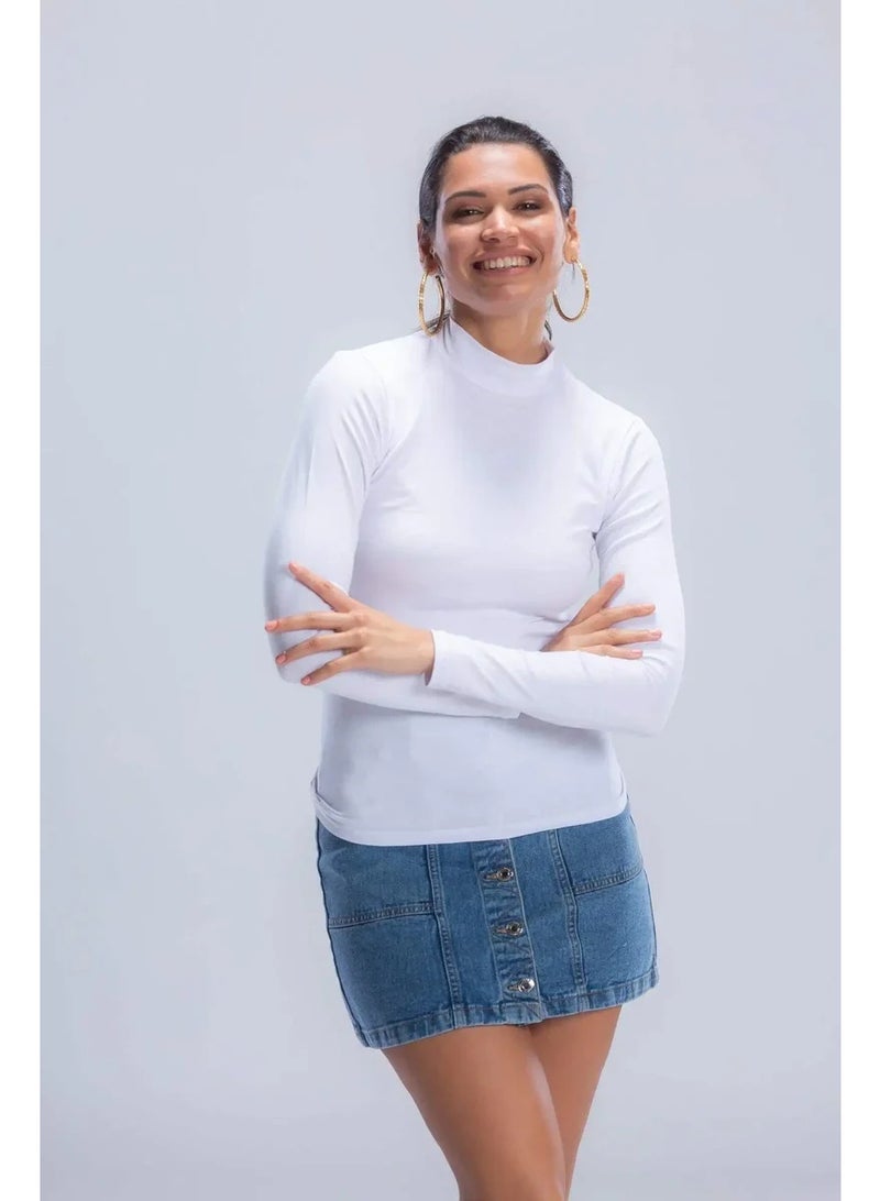 Carina High Coal Neck Long Sleeves (Cookies) - Image 1