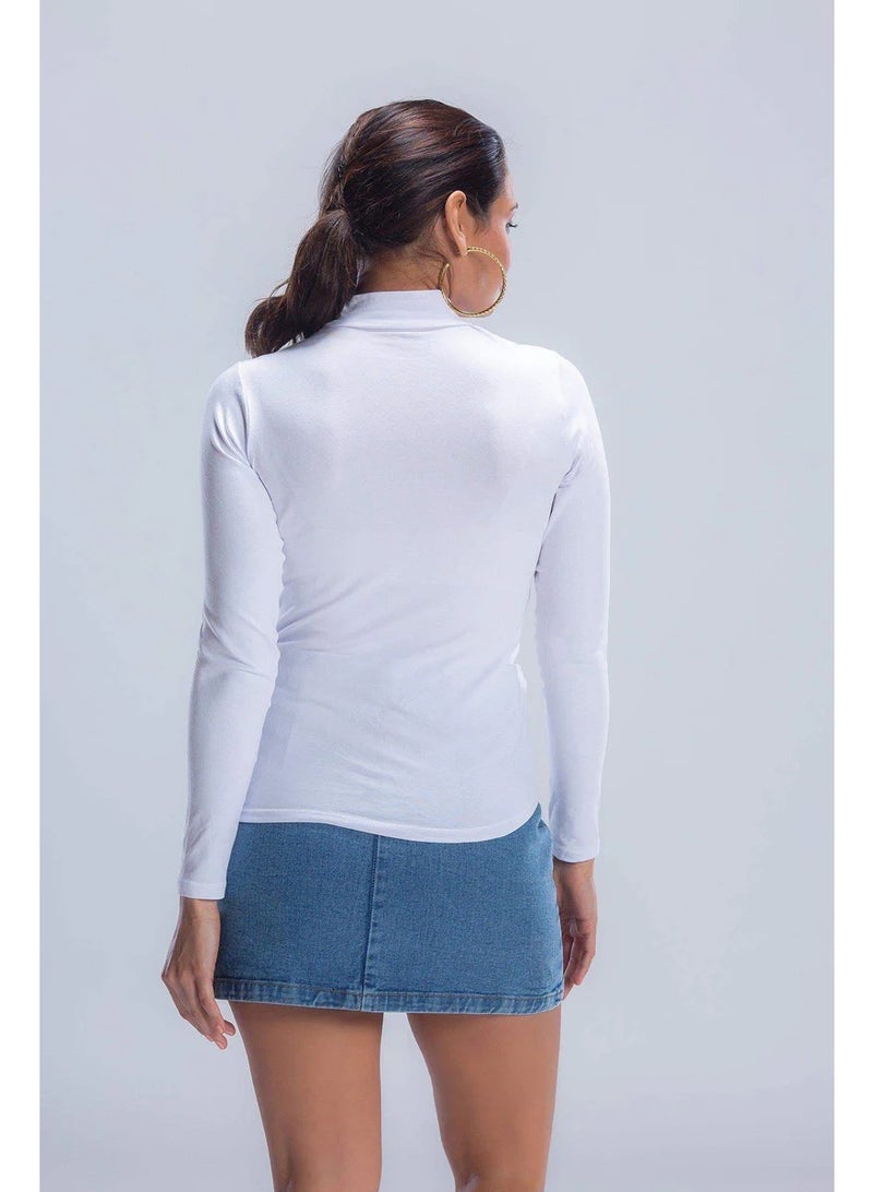 Carina High Coal Neck Long Sleeves (Cookies) - Image 3