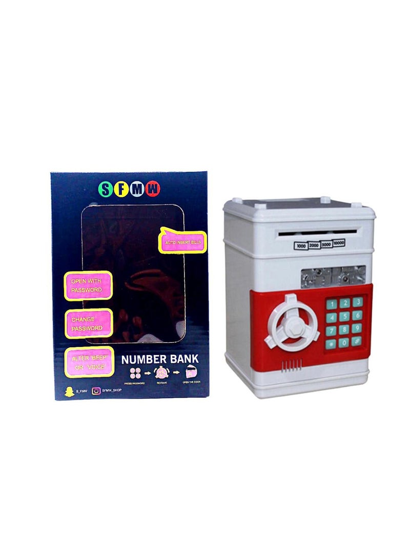 إس أف إم دبليو حصالة إلكترونية لحفظ النقود المعدنية مصنوعة بجودة ممتازة - Image 1