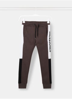 Boys Contrast Panel Sweatpants
