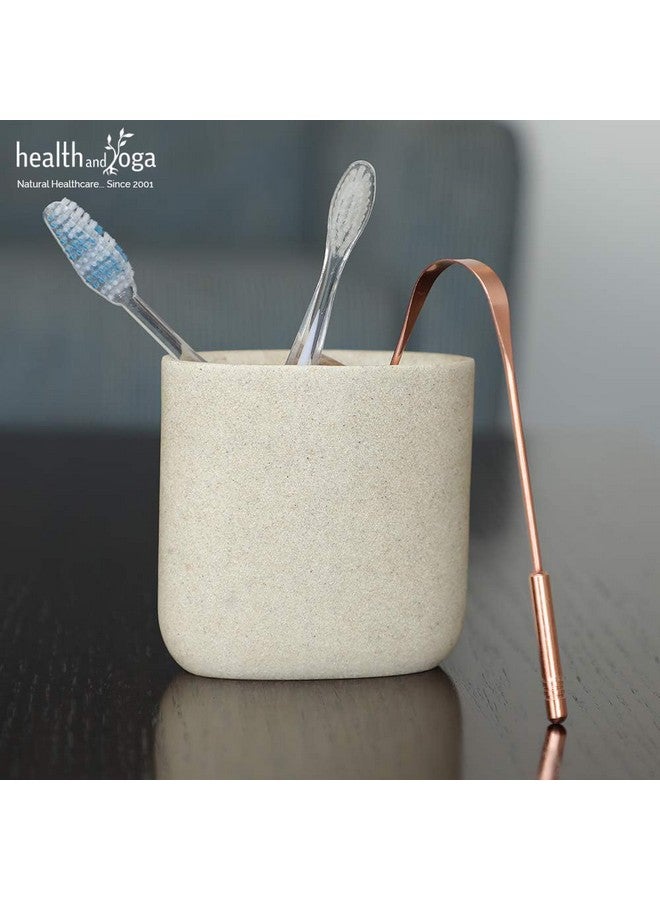SoulGenie SoulGenie Healthandyoga Qswipe Copper Tongue Cleaner(Pack Of 1)-Premium Design-Flexible&Smooth,Thick Handles For Firm Grip-Oral Hygiene Tool-Reduces Bad Breath&Plaque,Improves Taste-Men&Women - Image 3