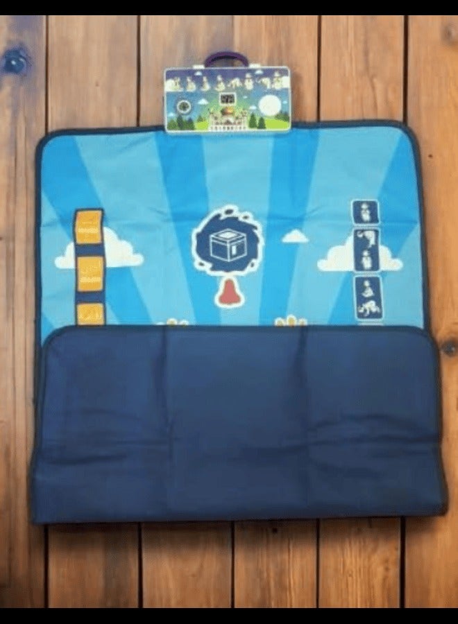 Electronic Muslim Islamic Prayer Mat for Kids, Prayer Rug for Kids, Revert Muslim Educational Interactive Prayer Mat - Image 2