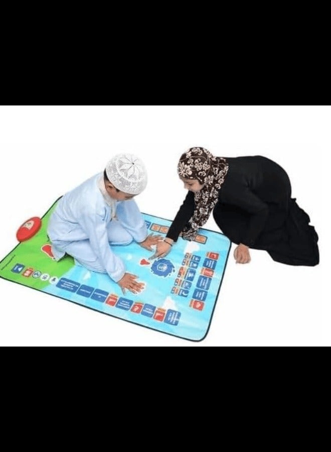 Electronic Muslim Islamic Prayer Mat for Kids, Prayer Rug for Kids, Revert Muslim Educational Interactive Prayer Mat - Image 5