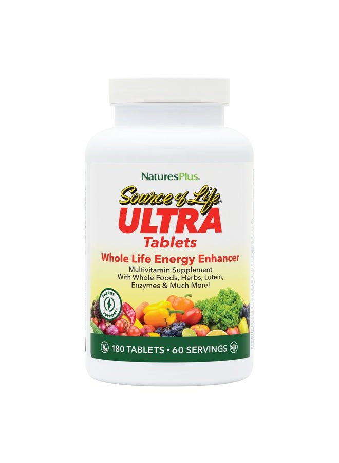 Nature's Plus Natures Plus - Ultra Source Of Life With Lutein 180 Tablets 48968 - Image 1