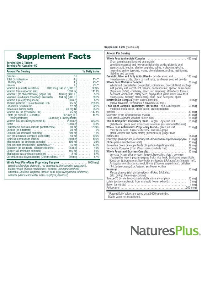 Nature's Plus Natures Plus - Ultra Source Of Life With Lutein 180 Tablets 48968 - Image 5