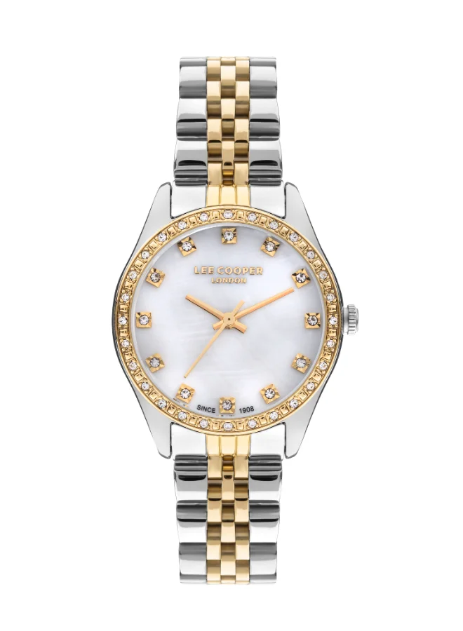 لي كوبر Women's Metal Analog Watch LC07818.220 - 33 mm
