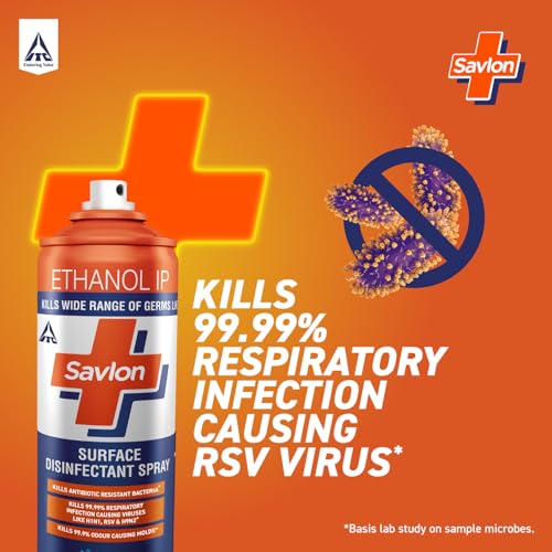 Savlon Surface Disinfectant Spray Sanitizer, Germ Protection on Hard & Soft Surfaces, 170g - Image 2