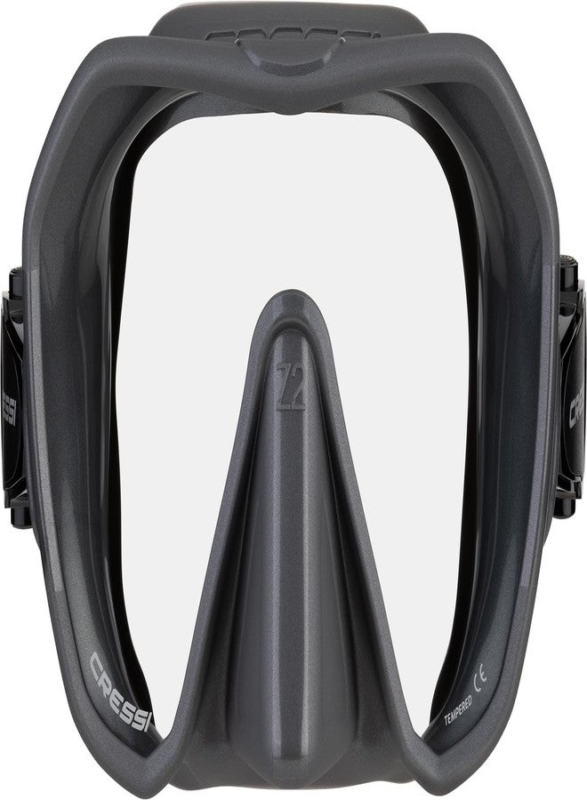 Cressi Z2 Frameless Masks, Graphite - Image 1