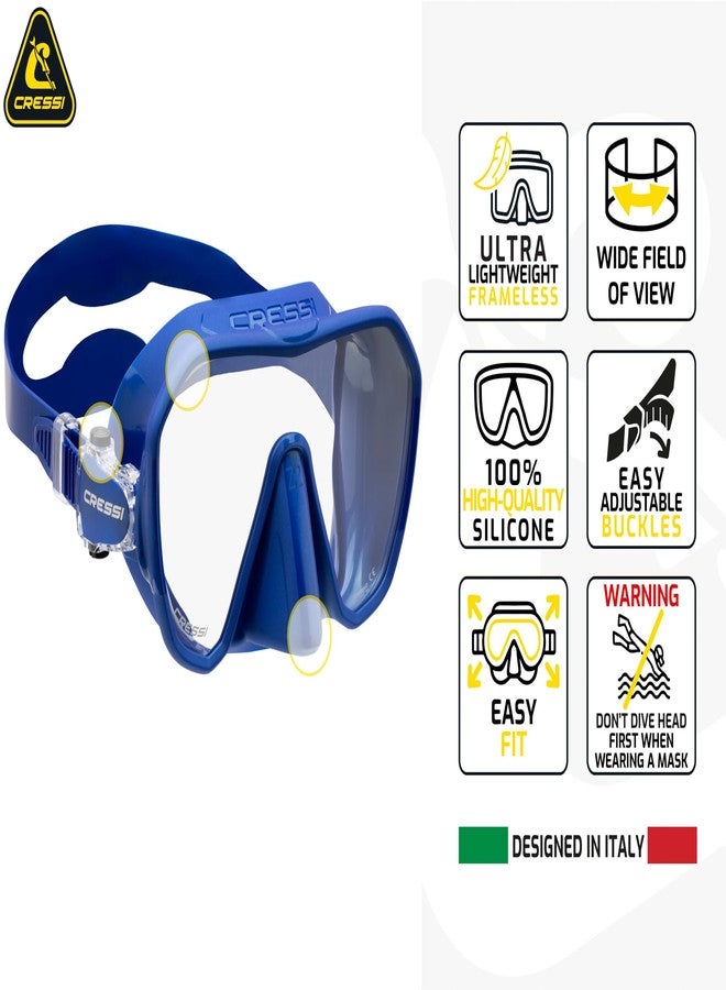 Cressi Z2 Frameless Masks, Graphite - Image 3