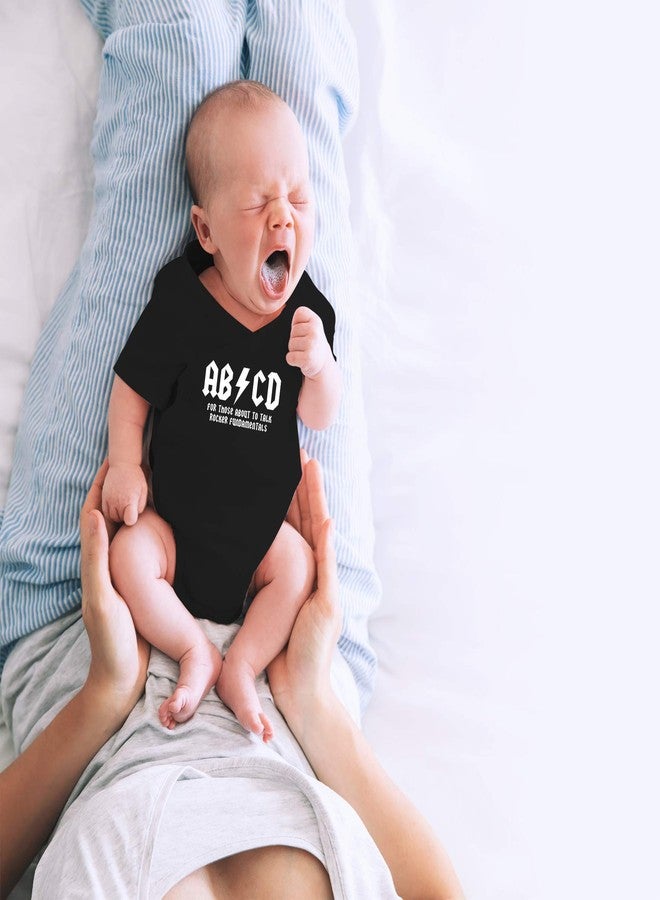 CBTwear ABCD - Baby Clothes - Funny Newborn Bodysuit Outfits for Boys and Girls (6 Months, Black) - Image 3
