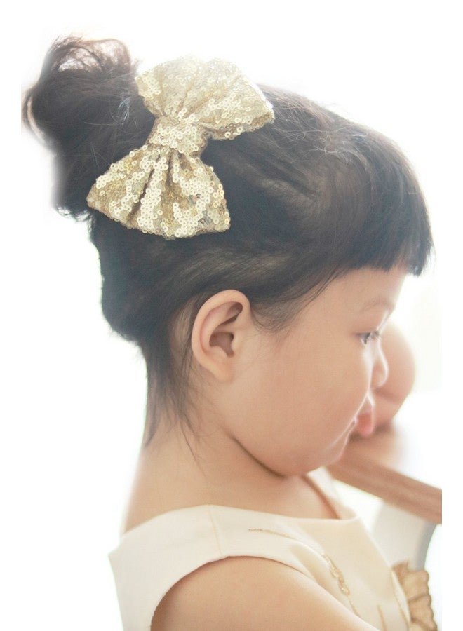 Missgrace Hot Gold Hair Bow.Hair Bows Hair Clipsgirls Hair Bows.Hair Bows - Image 1