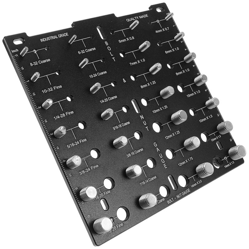 TIDTALEO أداة تحديد قياس الخيط الدقيق لبراغي التثبيت مجموعة من 25 قطعة - Image 2