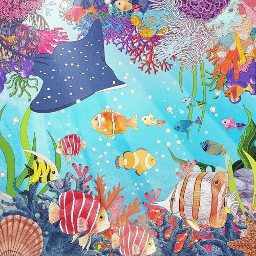 Pintoo Jigsaw Puzzles 900 Piece for Adults Underwater World Beautiful Plastic Puzzle for Home Decor Zero Dust Easy Storage H3671 - Image 1