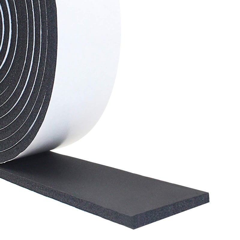 DGSL Foam Insulation Tape 2In x 14In x 13Ft Weather Stripping Door Seal Strip for Doors and WindowsSliding Door Soundproofing Door SealWeatherstripAir Conditioning Seal Strip