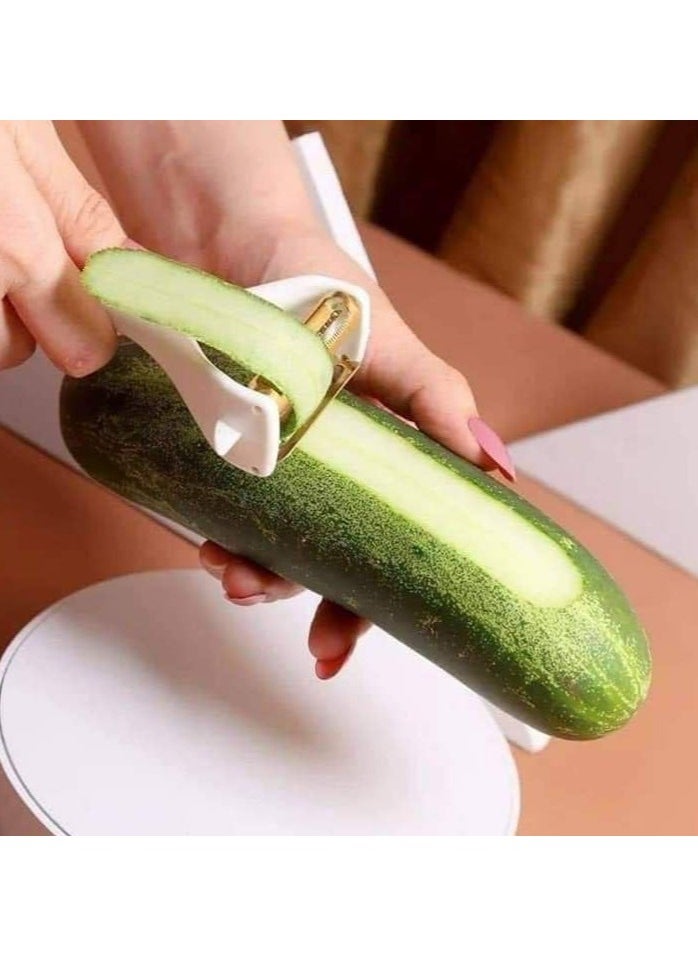 Generic Peeler - Vegetable Peeler for Kitchen with Stainless Steel Blade, High-Quality Plastic Y-Shape Rotating Peeler with Comfortable Non-Slip Handle, Household Potato and Fruit Peeler  - Image 3