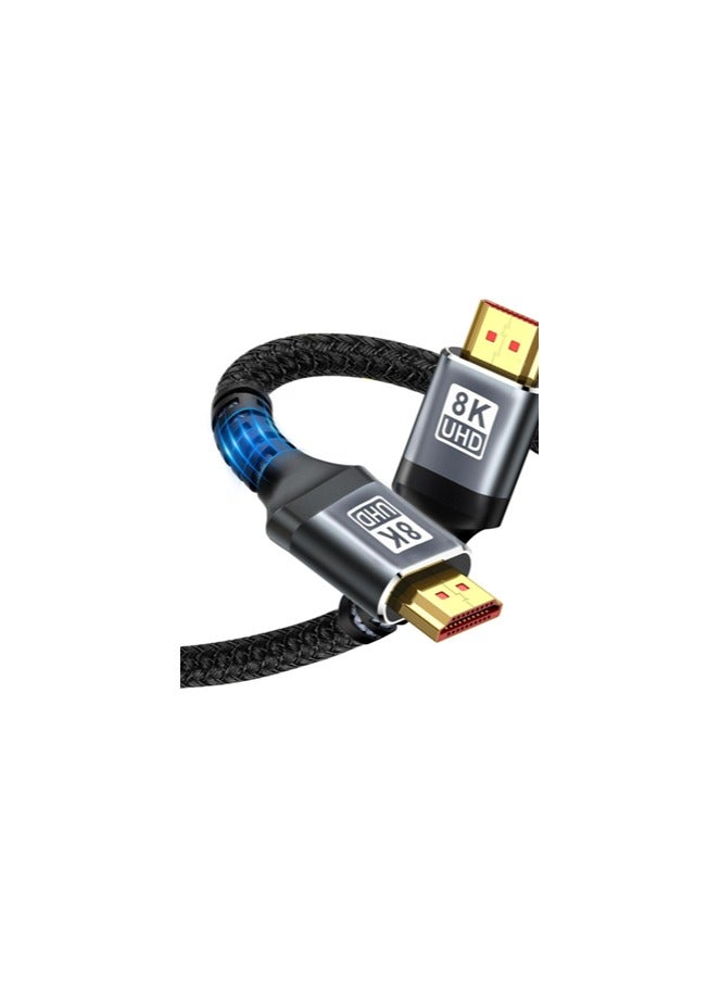 HDMI Cable 2M 8K 60Hz, 4K 120Hz, 48Gbps, Ultra High Speed HDR for HD TV Laptop Projector PS4 PS5  - Image 5