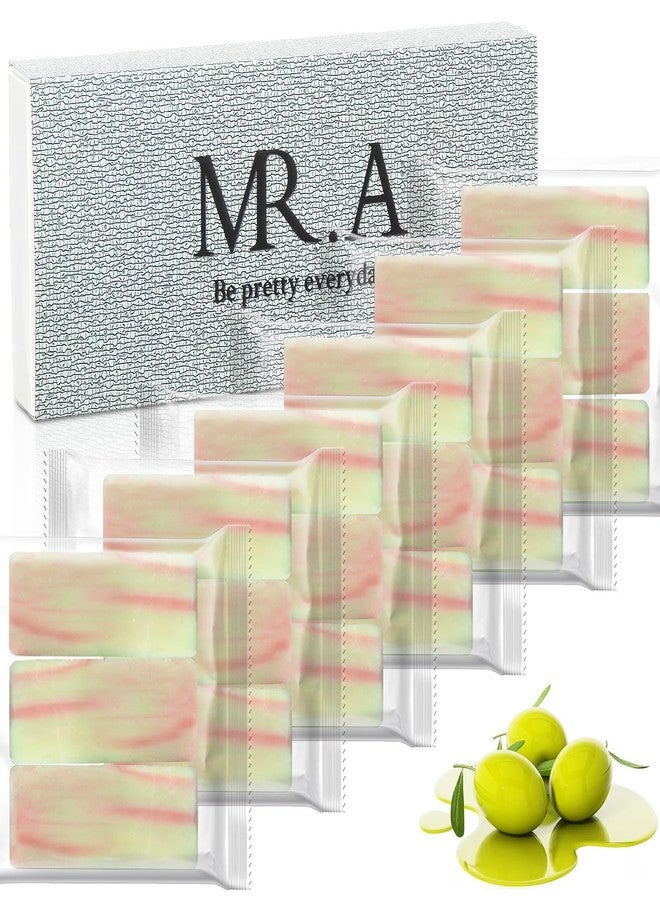 MR.A 23pcs Handmade Travel Soap, Mini Olive Hand Soap Individually Wrapped, Body Bath Gentle Bars Men Women, Travel Size Toiletries for Homeless and Hotel, Essentials Wash for Guest Bathroom - Image 1