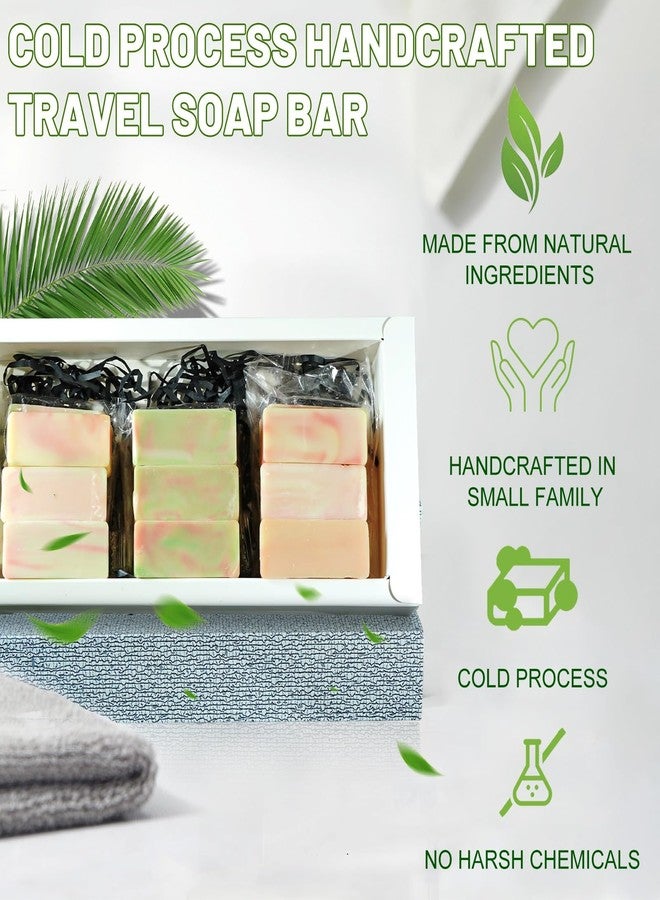 MR.A 23pcs Handmade Travel Soap, Mini Olive Hand Soap Individually Wrapped, Body Bath Gentle Bars Men Women, Travel Size Toiletries for Homeless and Hotel, Essentials Wash for Guest Bathroom - Image 4