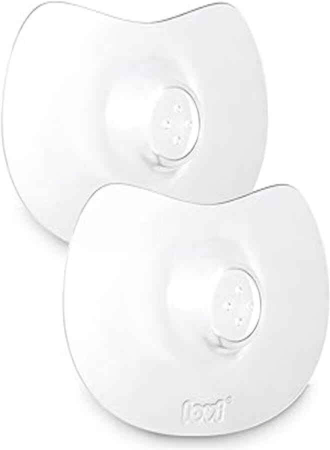 LOVI Silicone Breast Nipple Shields Skin Touch Med/Large 2 Pcs